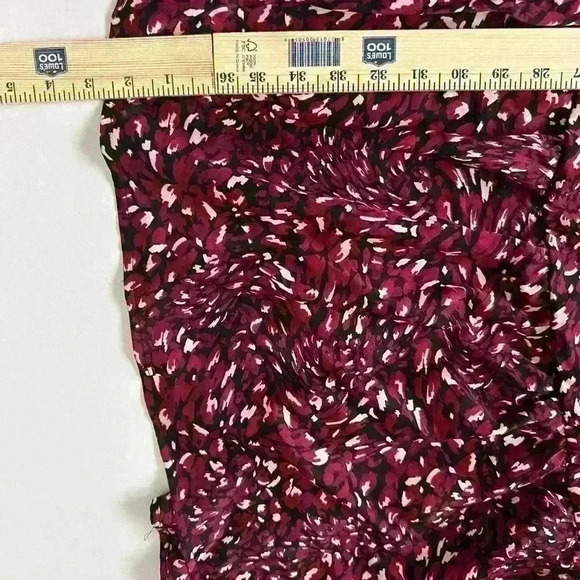 Eloquii Elements Floral Satin Dress with Ruffle Yoke size 22/24 - Picture 11 of 11